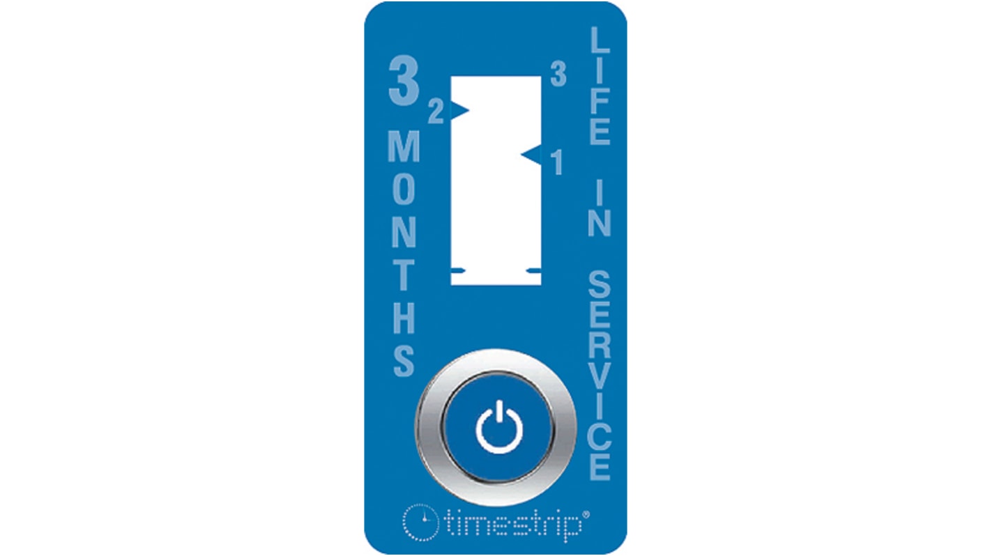 Timestrip Non-Reversible Time Indicator Label