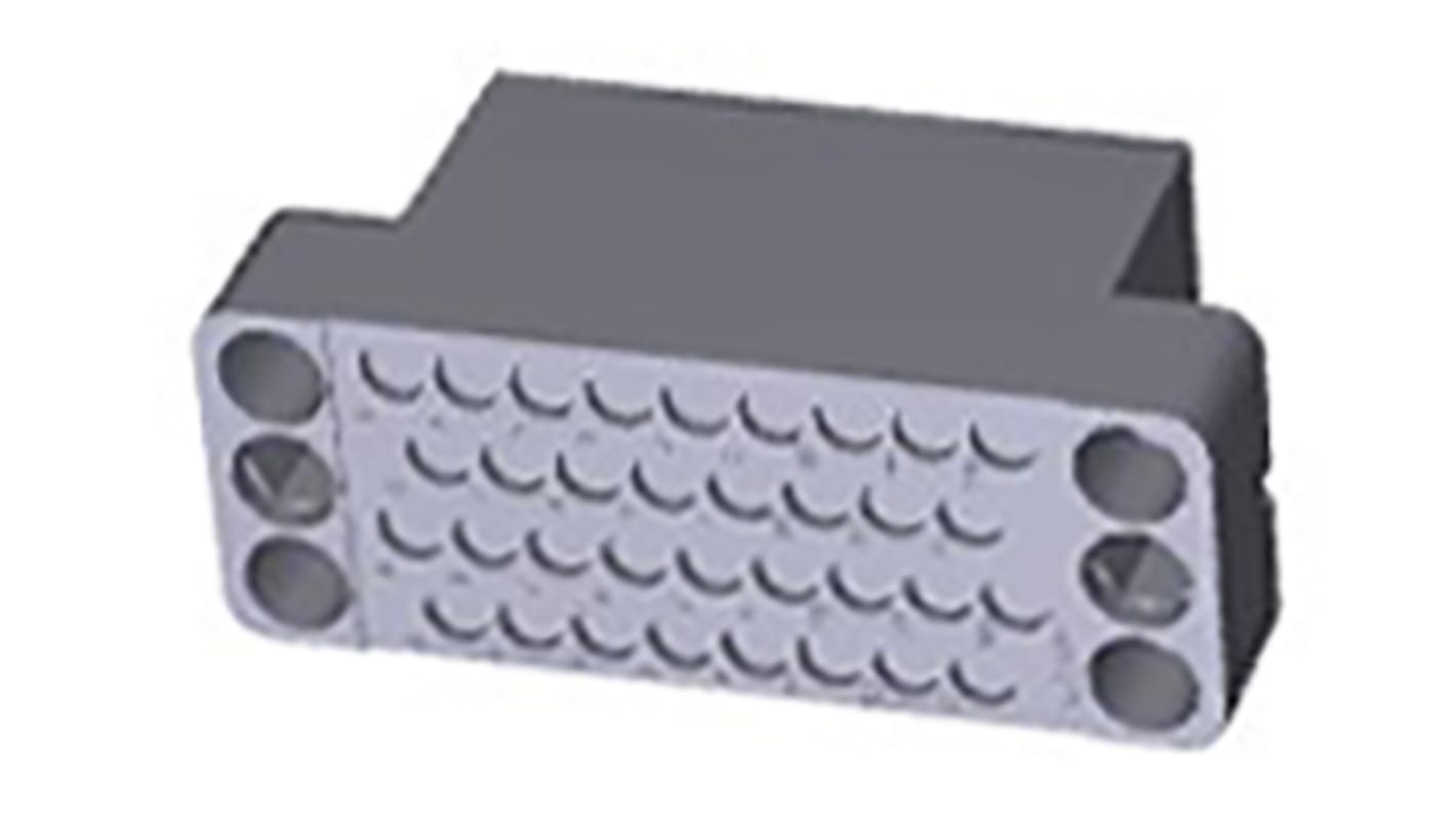 TE Connectivity, M Female PCB Connector Housing, 3.81mm Pitch, 34 Way, 4 Row