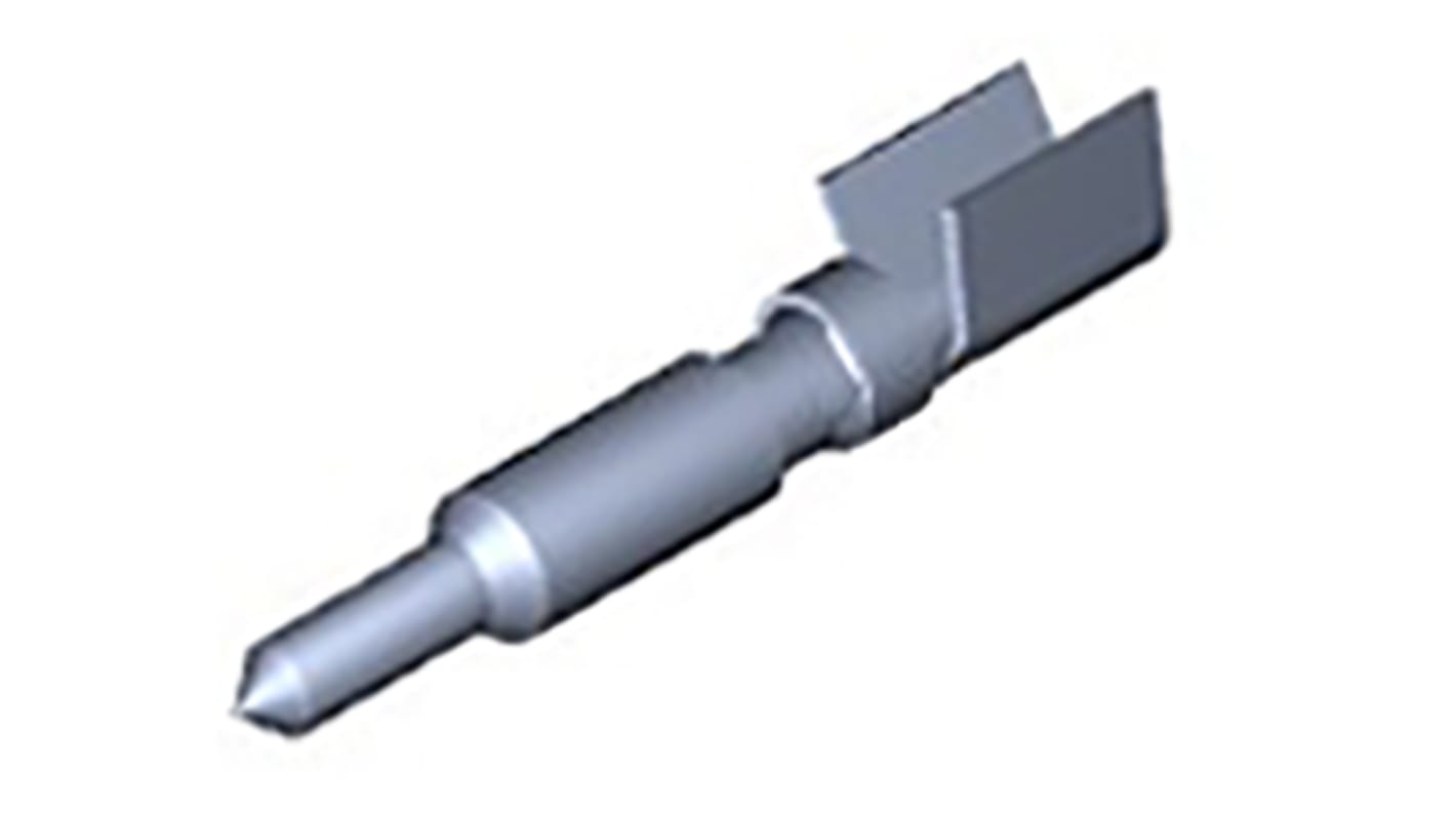 TE Connectivity Universal MATE-N-LOK II Series Male Crimp Terminal Contact, 24AWG Min, 18AWG Max