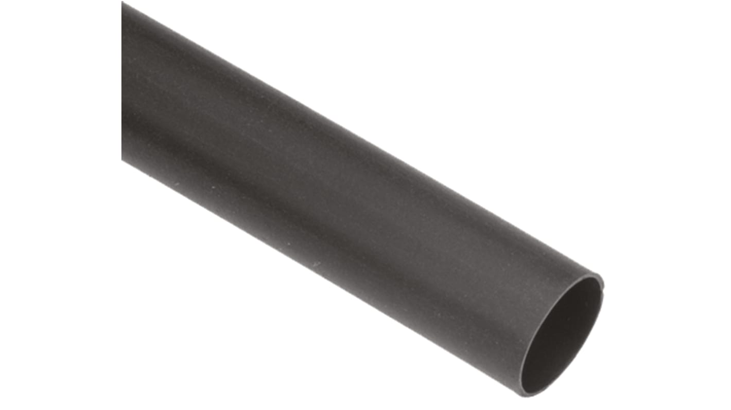 TE Connectivity Heat Shrink Tubing, Black 12.7mm Sleeve Dia. x 150m Length 2:1 Ratio, LSTT Series