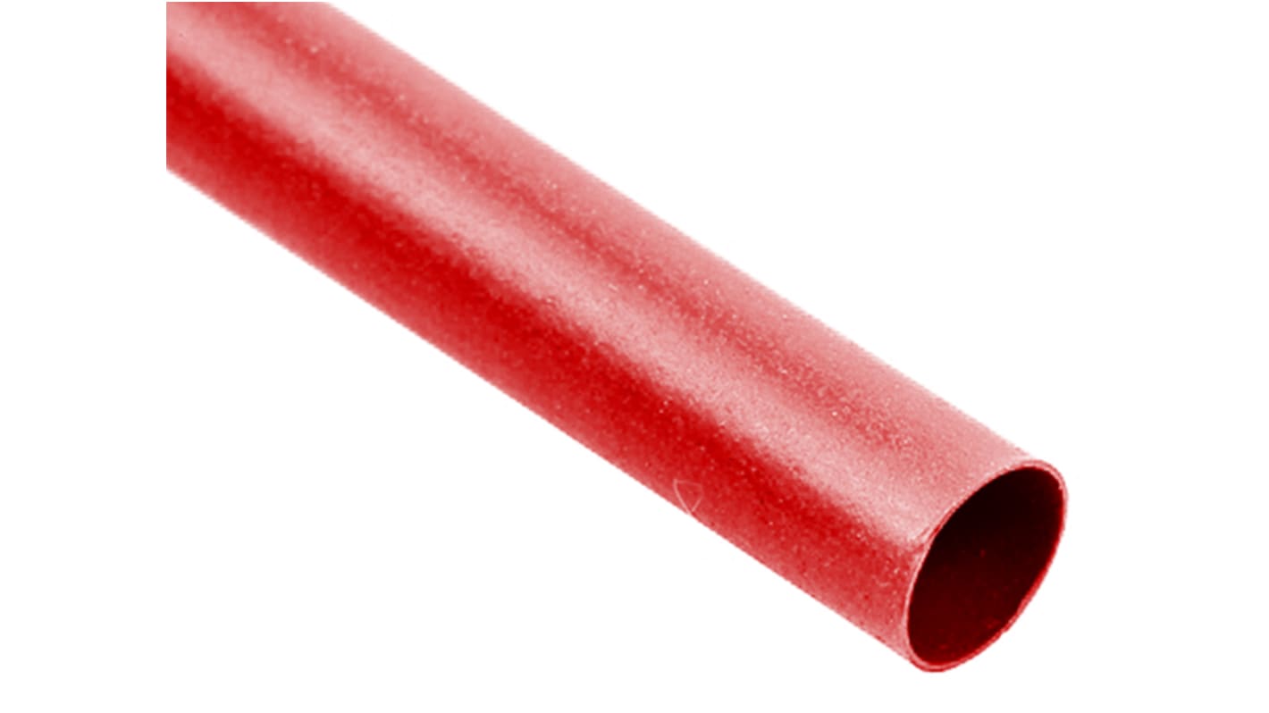 TE Connectivity Heat Shrink Tubing, Red 12.7mm Sleeve Dia. x 150m Length 2:1 Ratio, LSTT Series