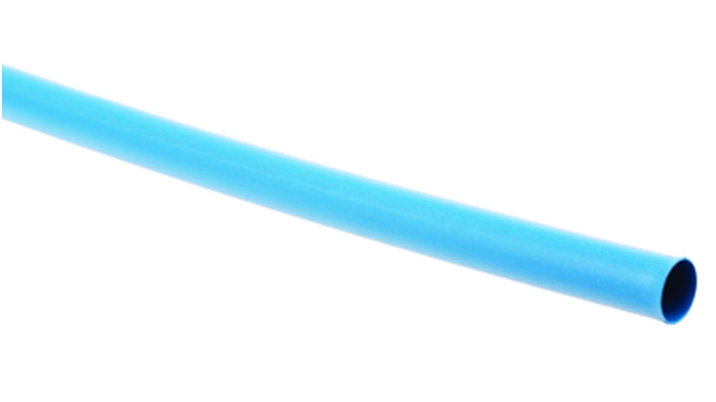 TE Connectivity Heat Shrink Tubing, Blue 25.4mm Sleeve Dia. x 60m Length 2:1 Ratio, LSTT Series