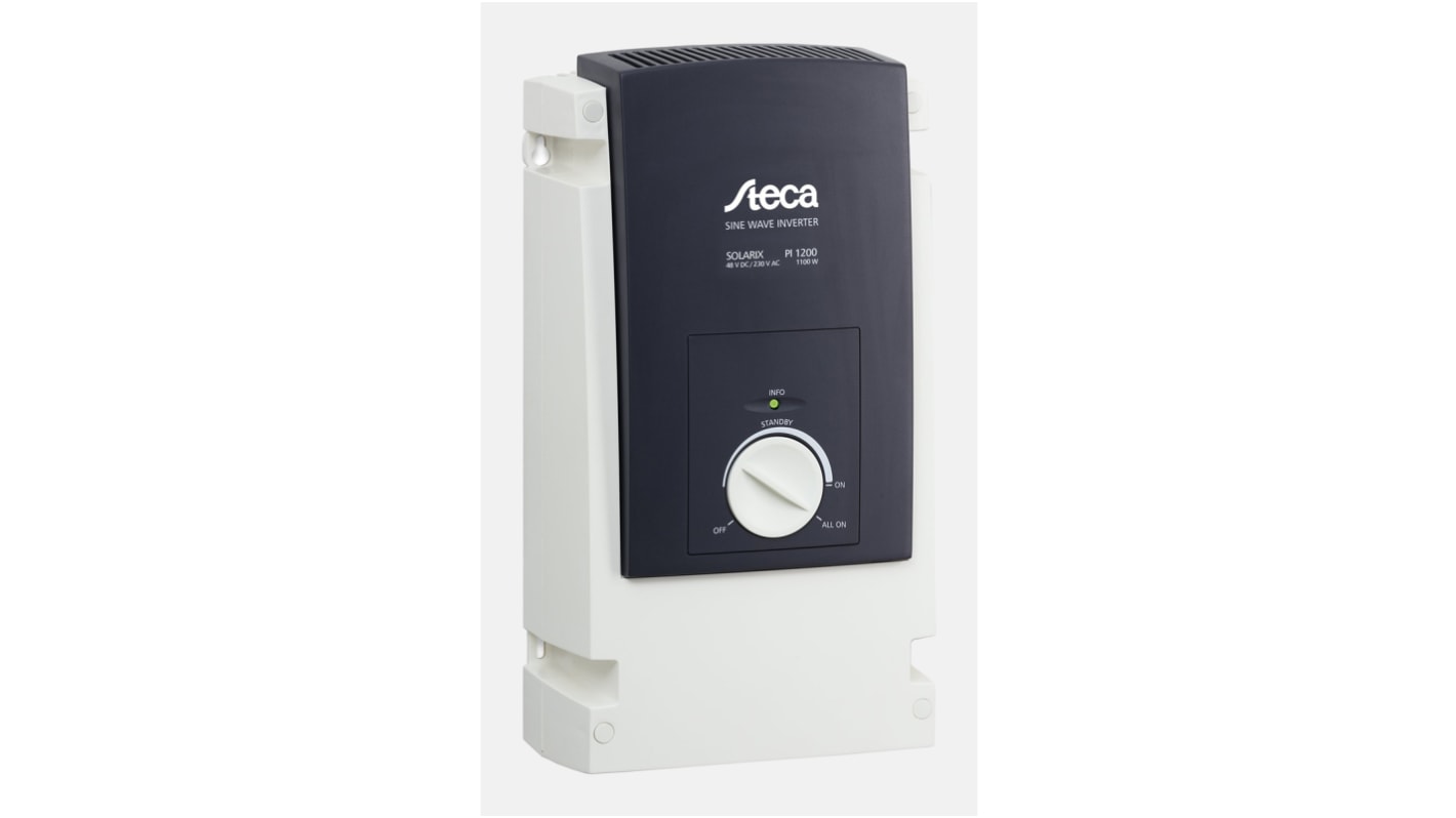 Inverter fotovoltaico Steca, 48V cc, uscita 230V ca, 1200W