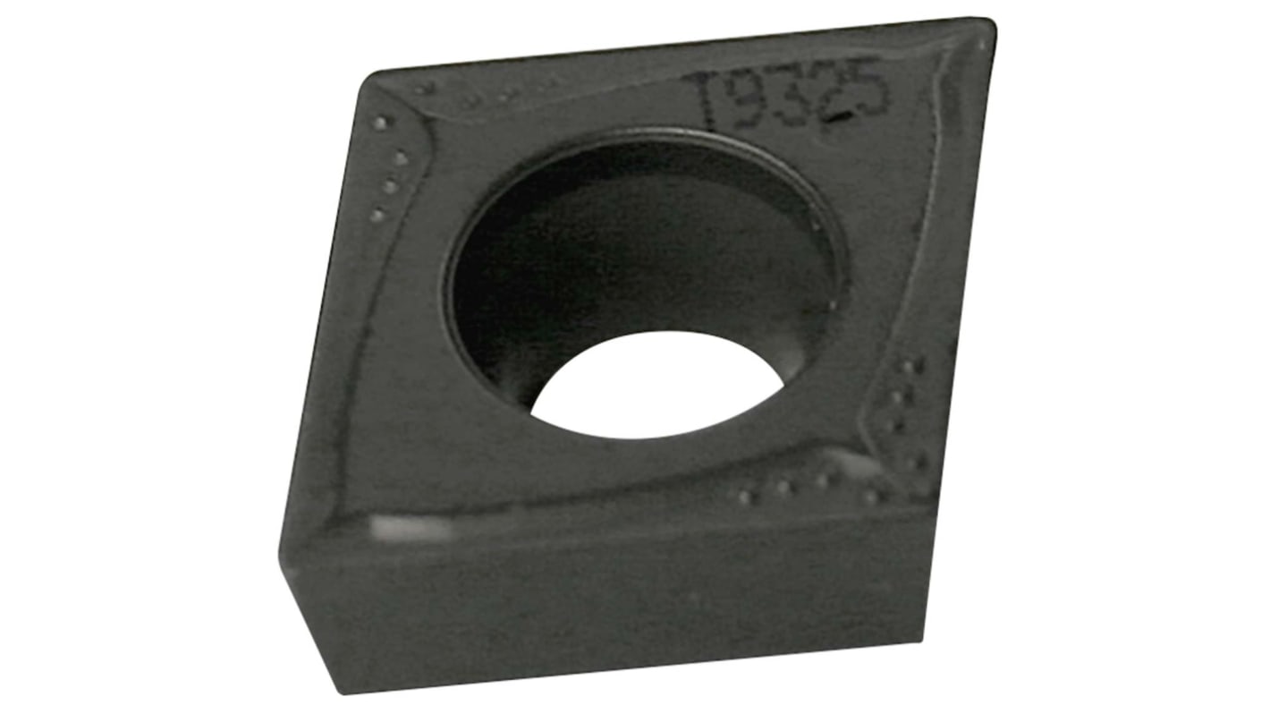 Plaquita de torno Pramet, serie CCMT, ángulo de aproximación 95°, para usar con SCLCR 06, long. 6.4mm, alt. 2.38mm