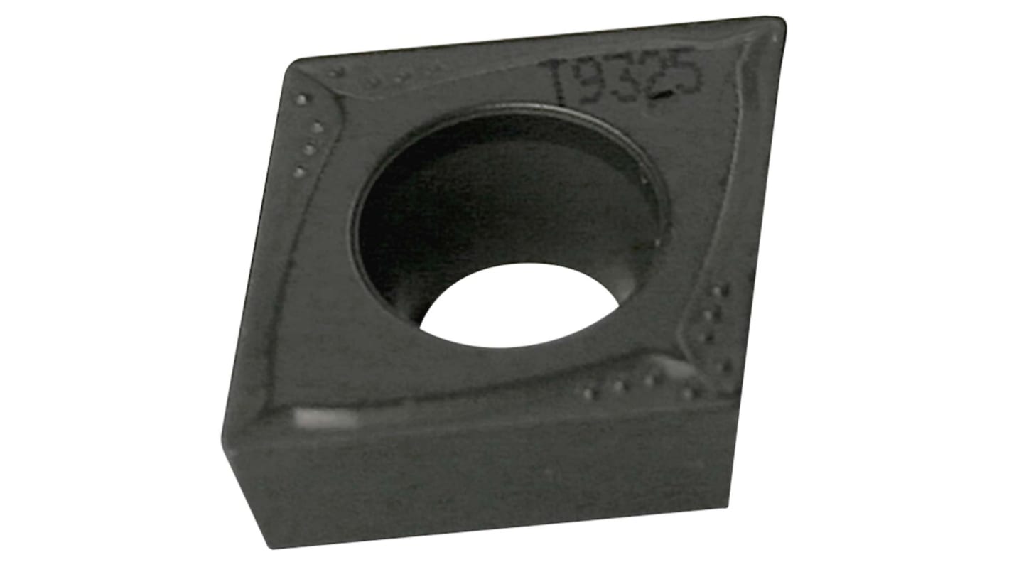 Plaquita de torno Pramet, serie CCMT, ángulo de aproximación 95°, para usar con SCLCR 09, long. 9.7mm, alt. 3.97mm