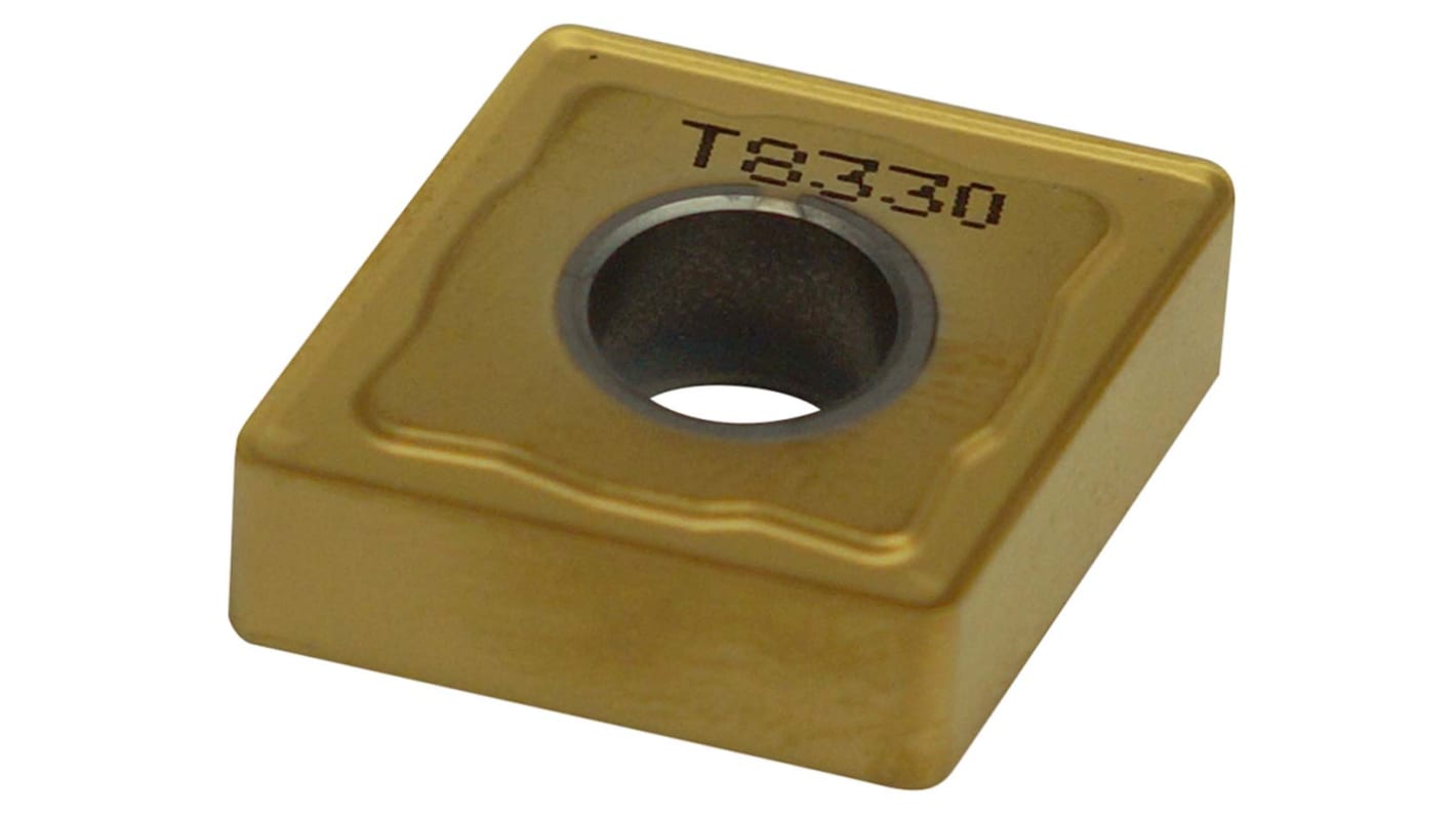 Plaquita de torno Pramet, serie CNMG, ángulo de aproximación 95°, para usar con DCLNR 12, long. 12.9mm, alt. 4.76mm