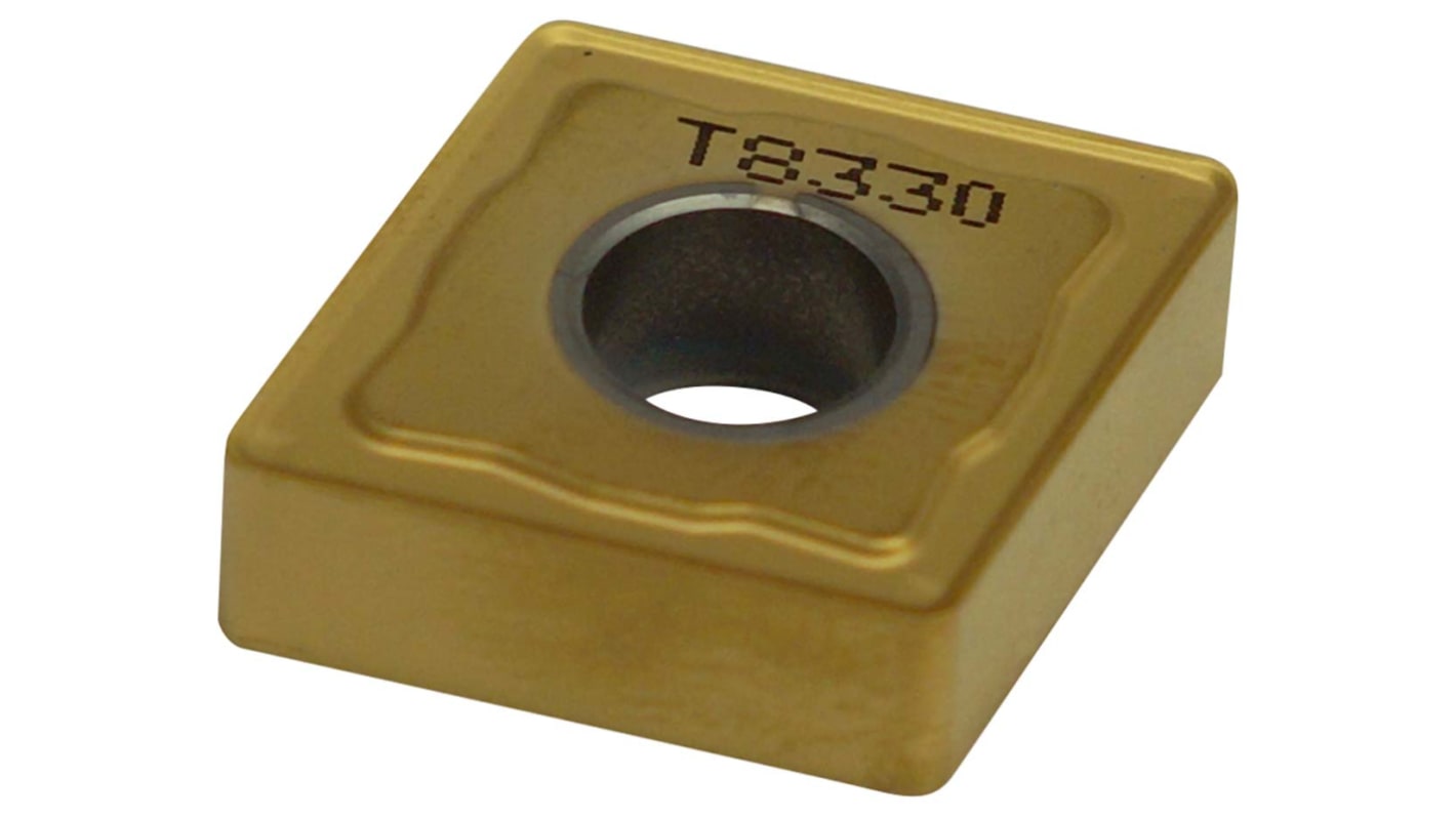 Plaquita de torno Pramet, serie CNMG, ángulo de aproximación 95°, para usar con DCLNR 12, long. 12.9mm, alt. 4.76mm