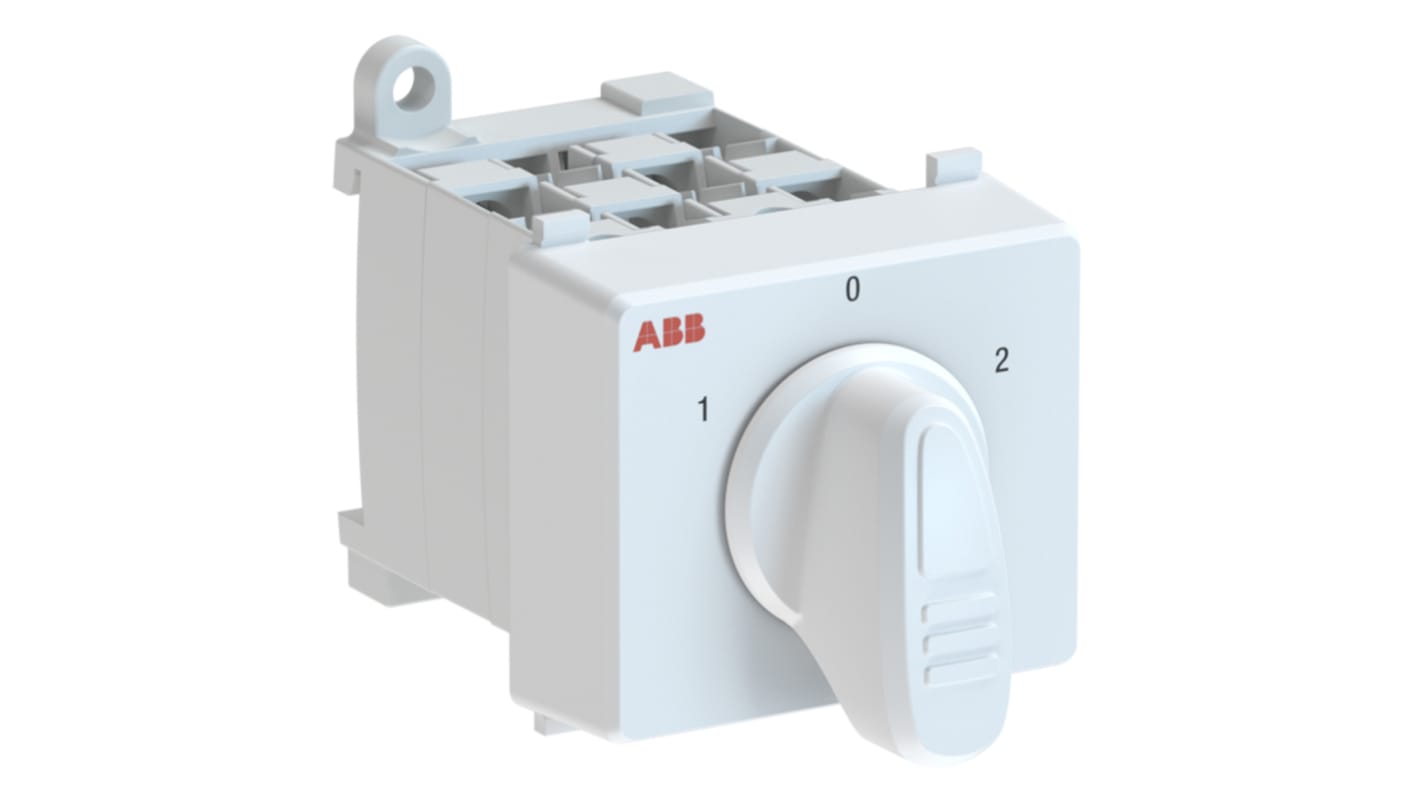 ABB, DPST 3 Position 60°, 25A