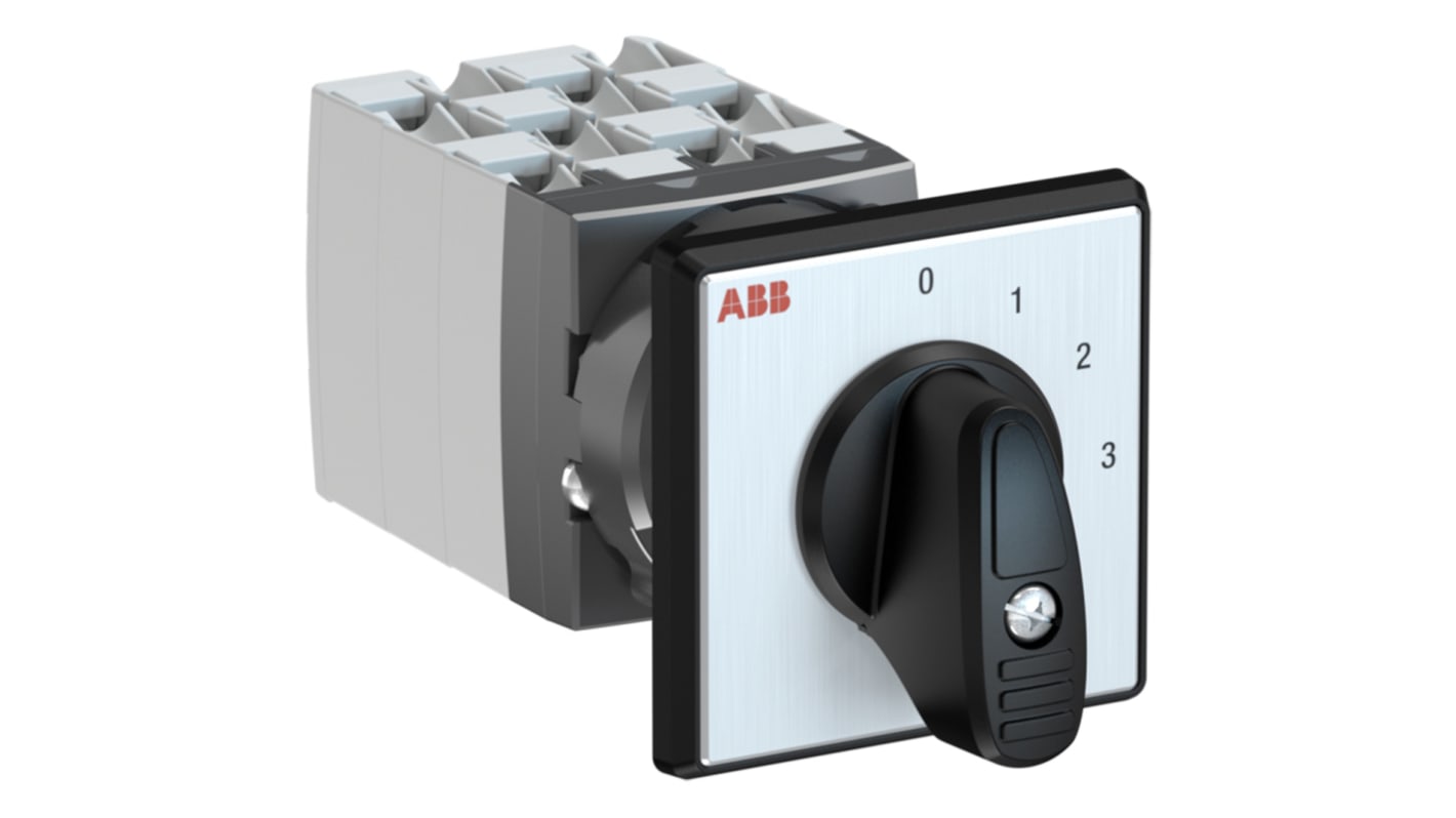 Interruttore Cam ABB OC25G06PNBN00NSO32 DPST, 4 posizioni, 25A