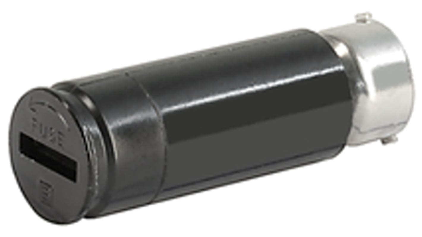 Portafusibile da pannello Schurter 6.3 x 32mm, 1P, 10A, 500V ca