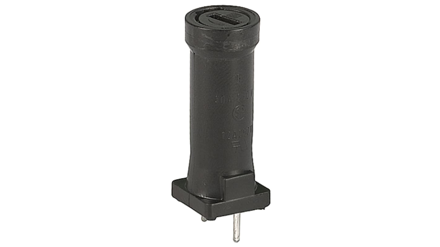 Porte-fusible monté sur circuit Schurter taille 5 x 20mm 6.3A 250V c.a.