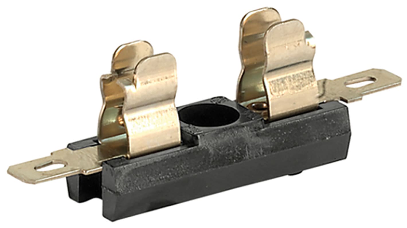 Portafusibili per montaggio su circuito stampato Schurter 5 x 20mm, 10A, 600V ca