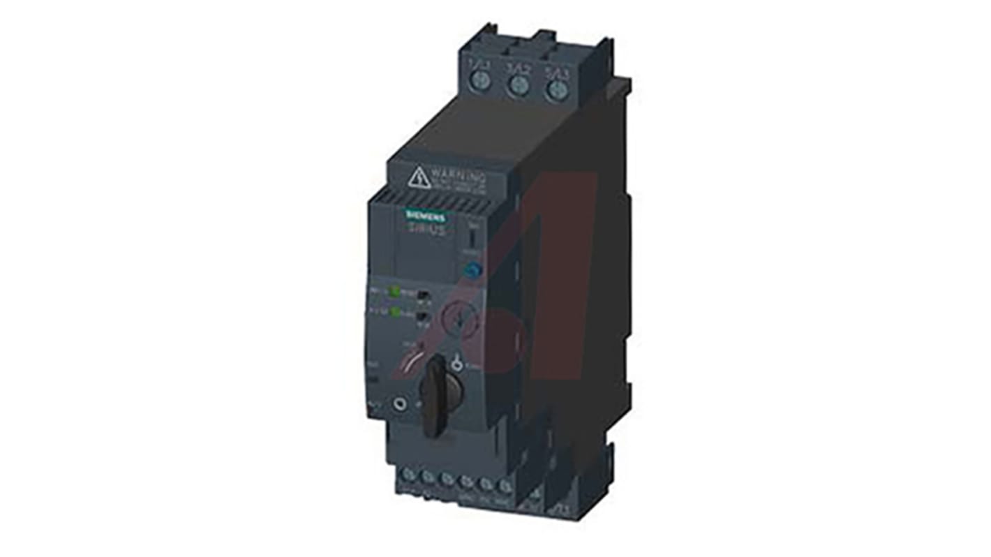 Arrancador directo Siemens 3RA6, 24 V dc, 0,37 kW, trifásico, IP20