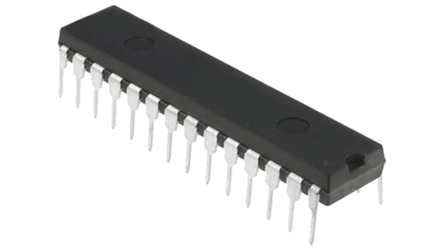 Microchip Mikrocontroller PIC16F PIC 8bit THT 8,192 kB SPDIP 28-Pin 20MHz 368 B RAM USB