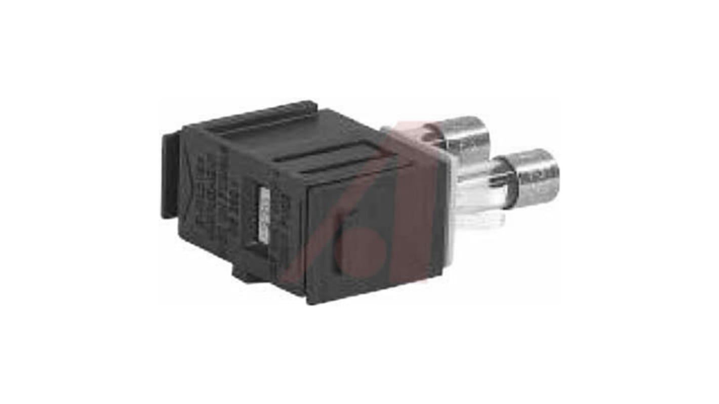 Conector IEC Schurter, Encaje a Presión, con 2 fusibles de 5 x 20mm, con interruptor de 2 polos