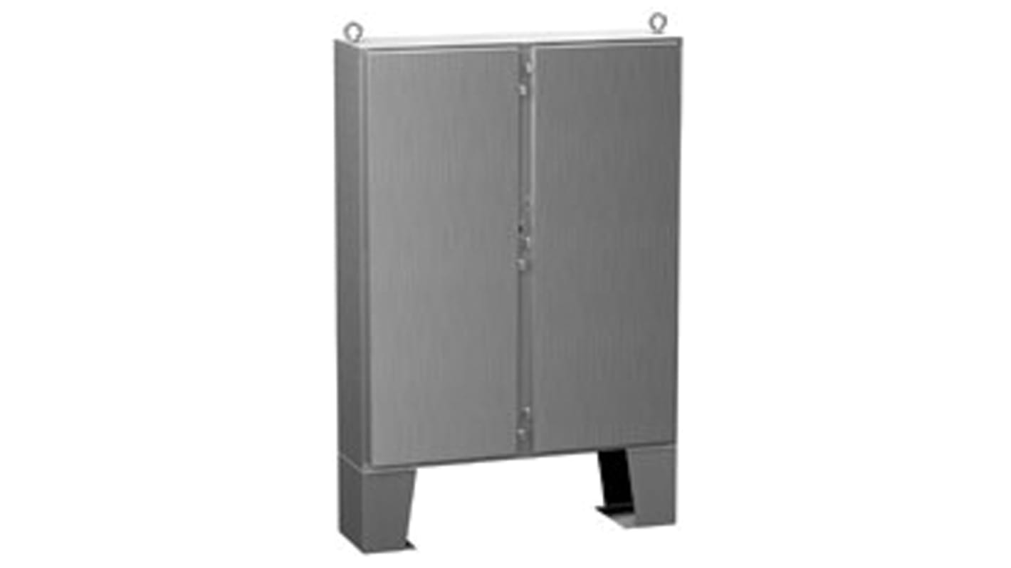 Hammond 1422 N4 Series Stainless Steel Double-Door-Door Floor Standing Enclosure, Opaque Door, IP66, 2136.9 x 1830.32 x