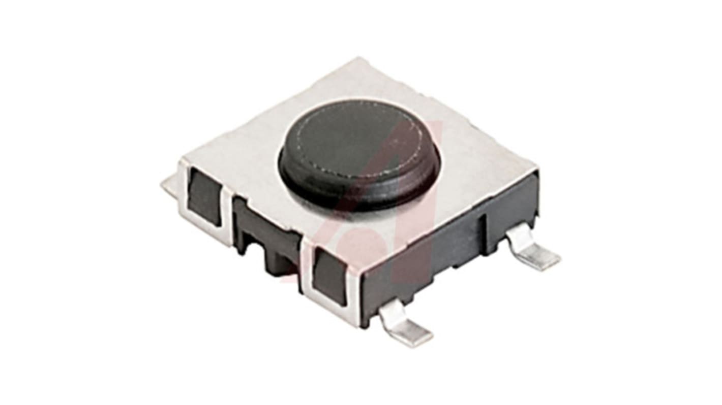 1241.1618.23 | IP67 Black Button Modular Switch, SPST 1.3mm Surface ...