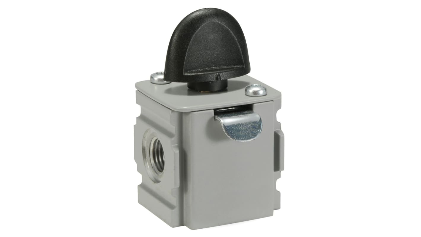 Parker Handle Pneumatic Relay Pneumatic Manual Control Valve P31 Series, BSPP 1/4, 1/4in, III B