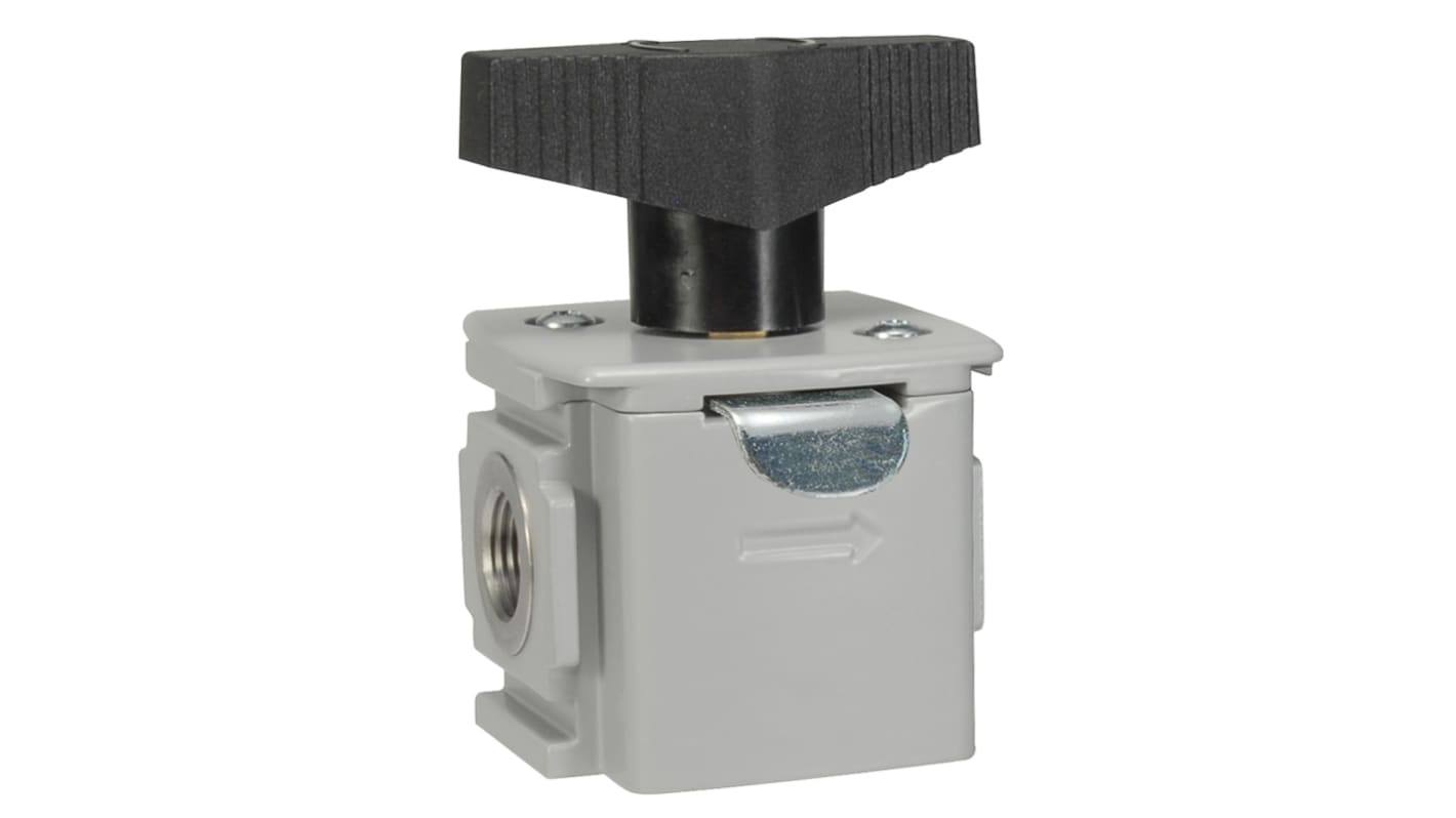 Parker Handle Pneumatic Relay Pneumatic Manual Control Valve P32 Series, BSPP 3/8, 3/8in, III B