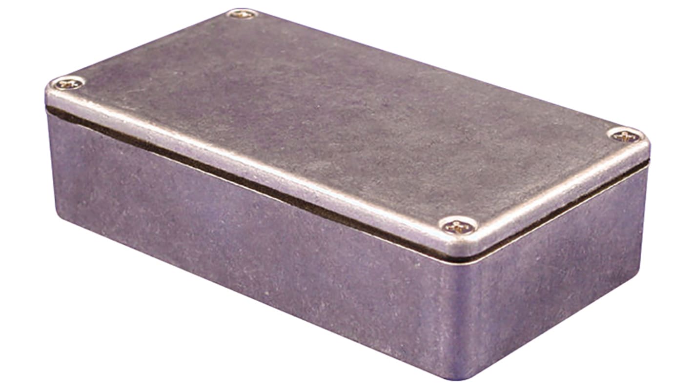 Hammond 1550 Series Natural Die Cast Aluminium Enclosure, IP66, Natural Lid, 60 x 55 x 26mm