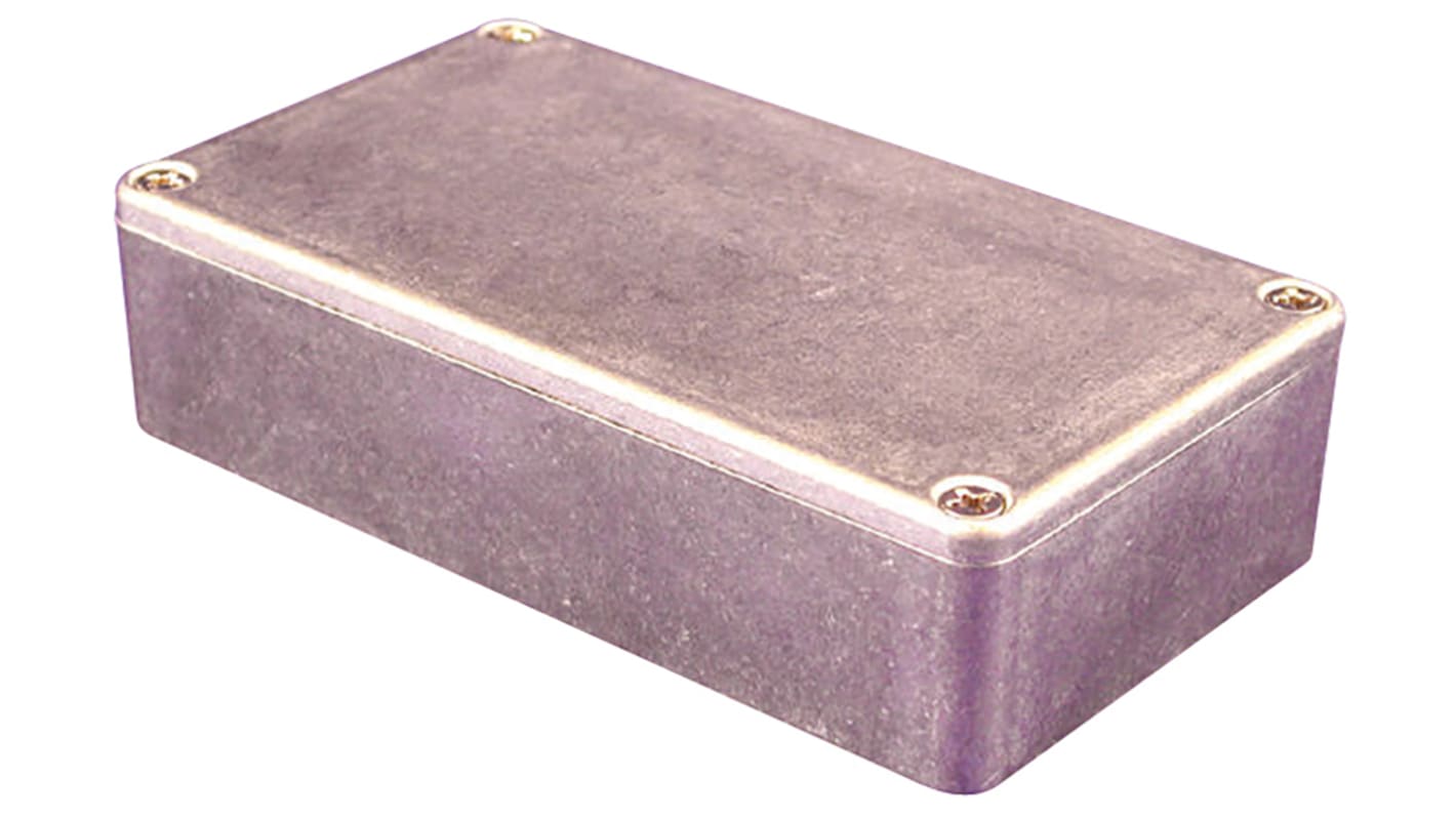 Hammond 1550 Series Natural Die Cast Aluminium Enclosure, IP54, Natural Lid, 222 x 146 x 55mm