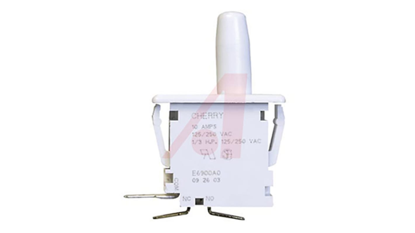 ZF Door Micro Switch, Plunger, SPDT 10 A Thermoplastic Polyester, -40 → +85°C