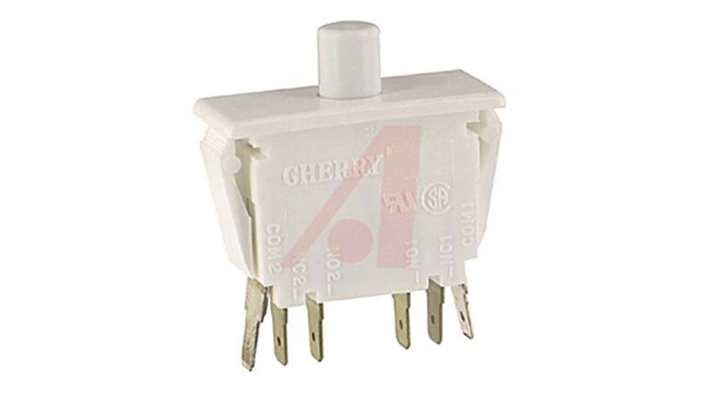 ZF Door Interlock Micro Switch, Plunger, DPDT 10 A Thermoplastic Polyester, -40 → +85°C