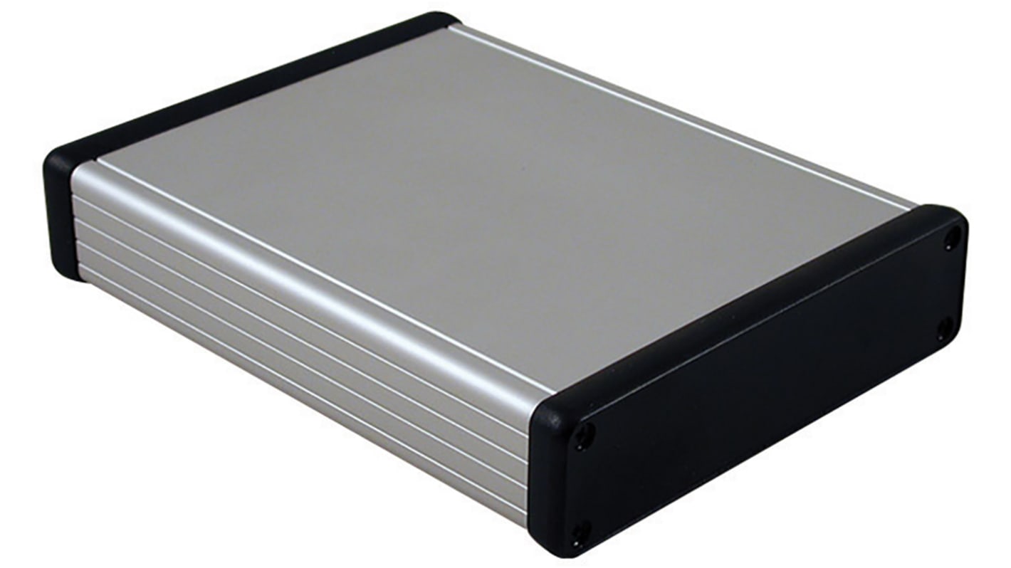 Caja Hammond de Aluminio Anodizado de plata, 160 x 165 x 51.5mm, IP54