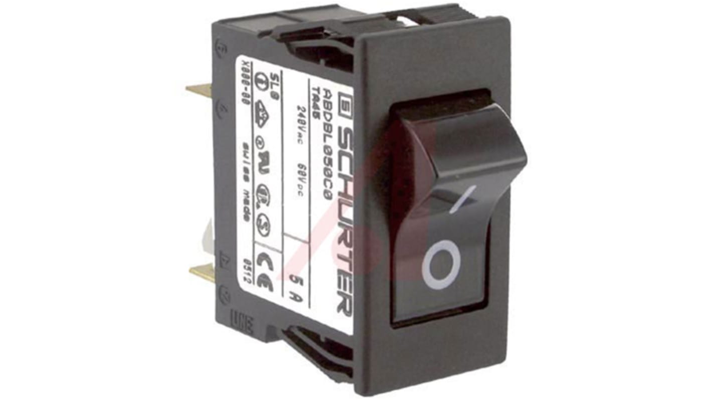 4430.1201 Schurter Snap In Circuit Breaker Switch 125/250V Voltage