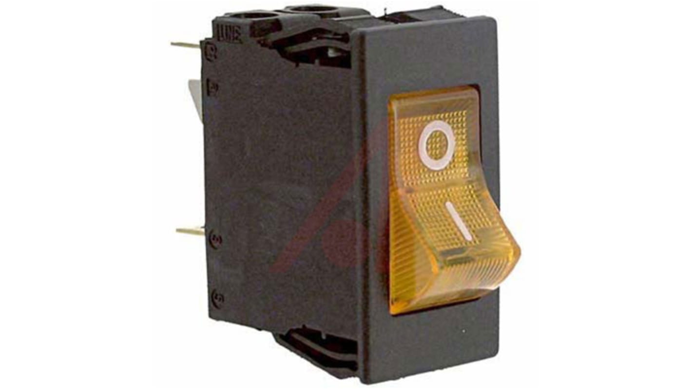 Schurter Circuit Breaker Switch - 220 → 240V Voltage Rating Snap In, 10A Current Rating