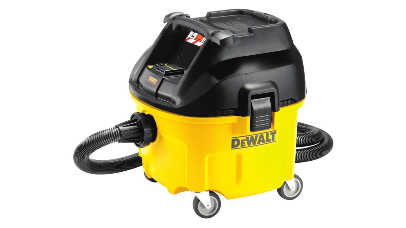 Aspirapolvere con sacco L DeWALT DWV900L, 1.4kW, 230V, 17.5L a secco