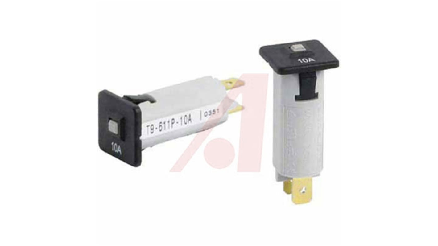 Disyuntor térmico / Disyuntor magnetotérmico Schurter T9-611 de 1 polo, 48 V dc, 240V ac, 3A