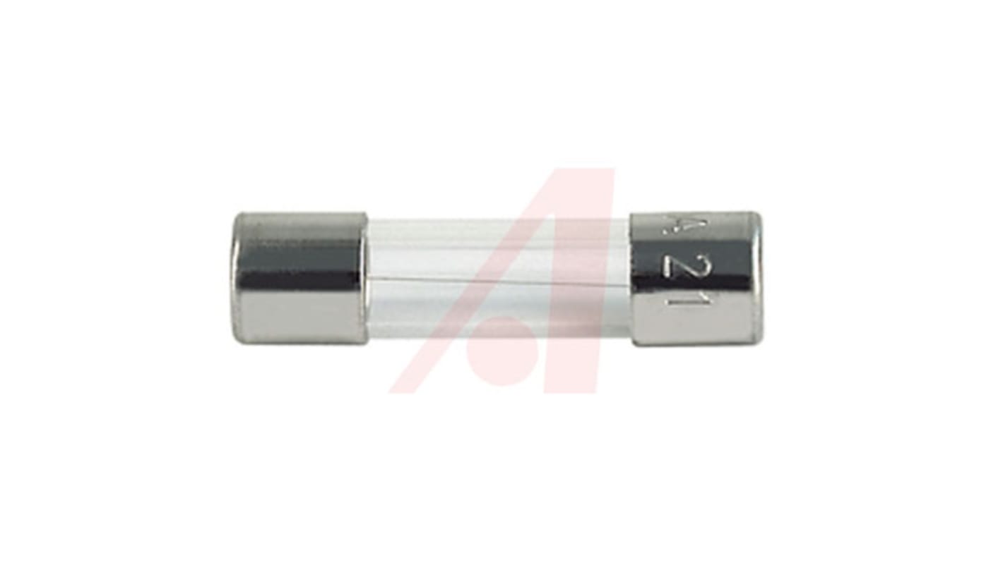 7010.3440 Schurter 2A F Glass Cartridge Fuse, 5 x 20mm RS