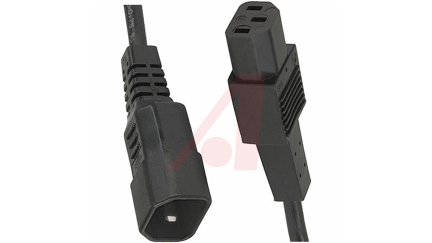 Schurter IEC-Steckverbinder C13 250 V, Gerade, Kabelmontage, Buchse/Stecker / 10A Ohne Schalter