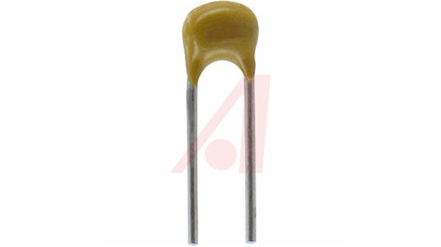 KEMET 220nF Multilayer Ceramic Capacitor MLCC, 50V dc V, ±10% , Through Hole