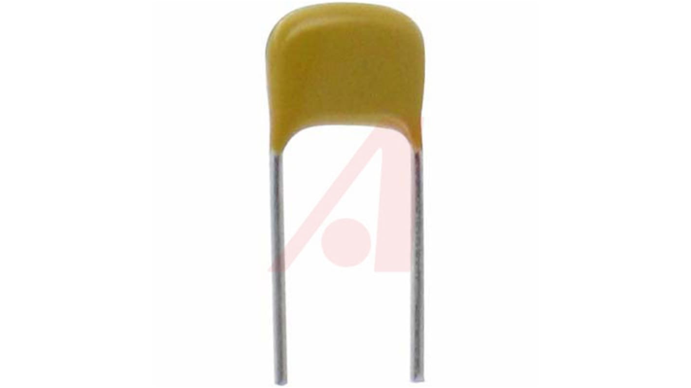 KEMET 2.5μF Multilayer Ceramic Capacitor MLCC, 50V dc V, ±20% , Through Hole