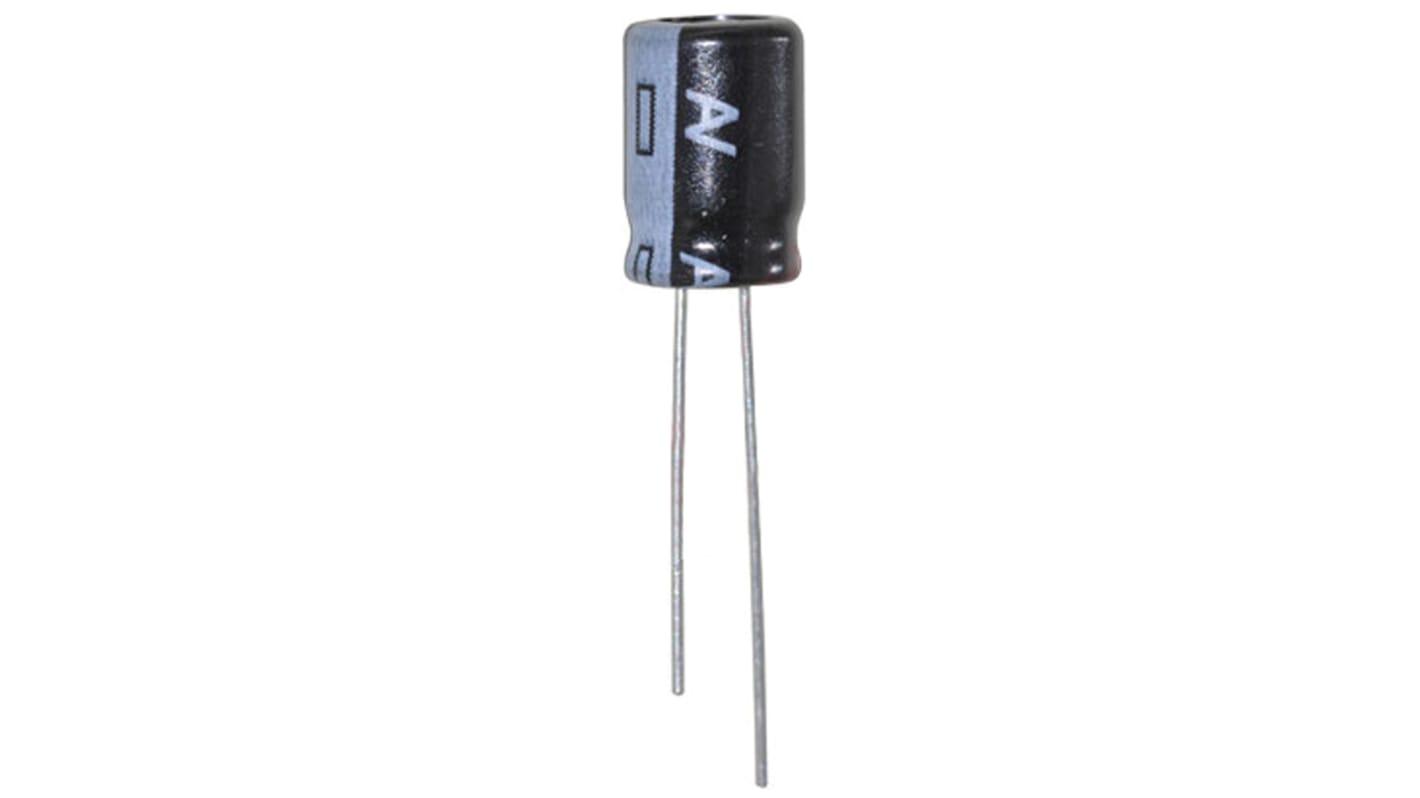 Condensador electrolítico Kemet serie ESH, 1000μF, ±20%, 50V dc, mont. pasante, 13 x 25mm, paso 5mm