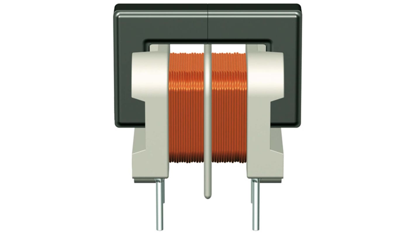 EPCOS 1 mH -30 → +50% Ferrite Power Line Choke, Max SRF:10kHz, 1.6A Idc, 160mΩ Rdc 300 V ac, B82730U