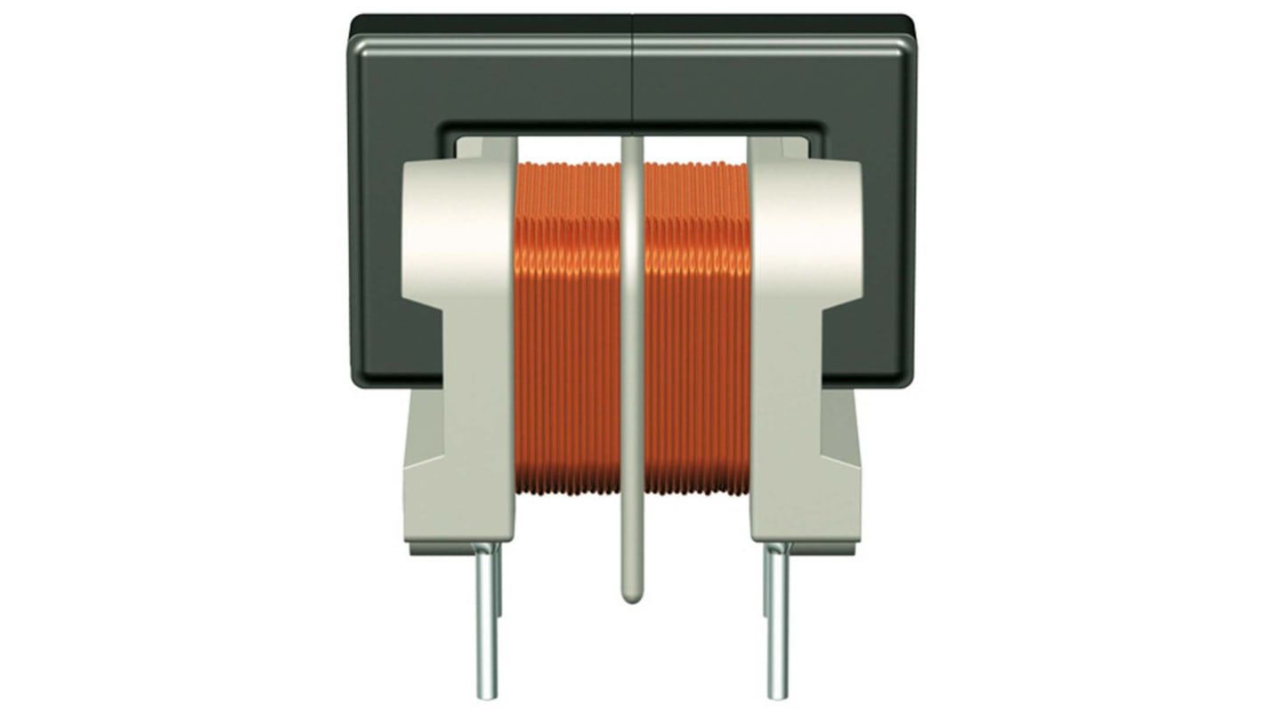 EPCOS 10 mH -30 → +50% Ferrite Common Mode Choke, Max SRF:10kHz, 450mA Idc, 1.75Ω Rdc, B82730U