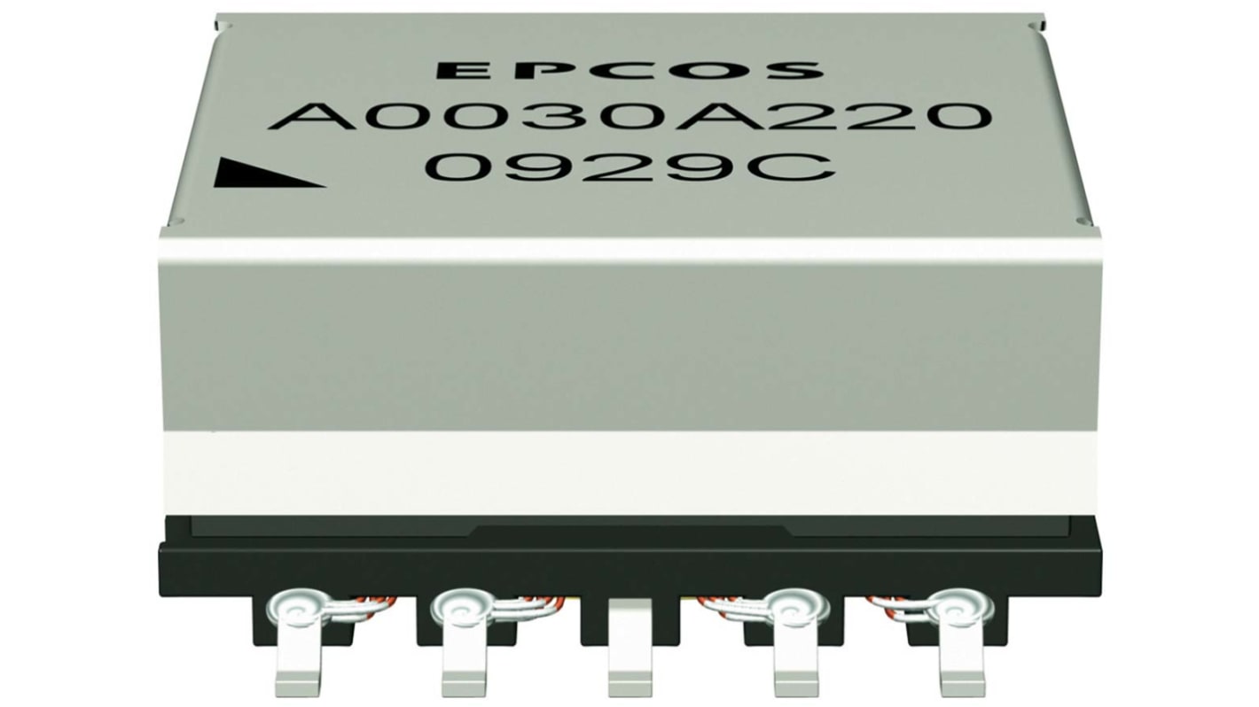 EPCOS SMPS-Transformator 2-Ausgänge 55W, 30 → 60V ac, 12 (Output 1) V, 5 (Output 2) V DC/DC-Wandler,