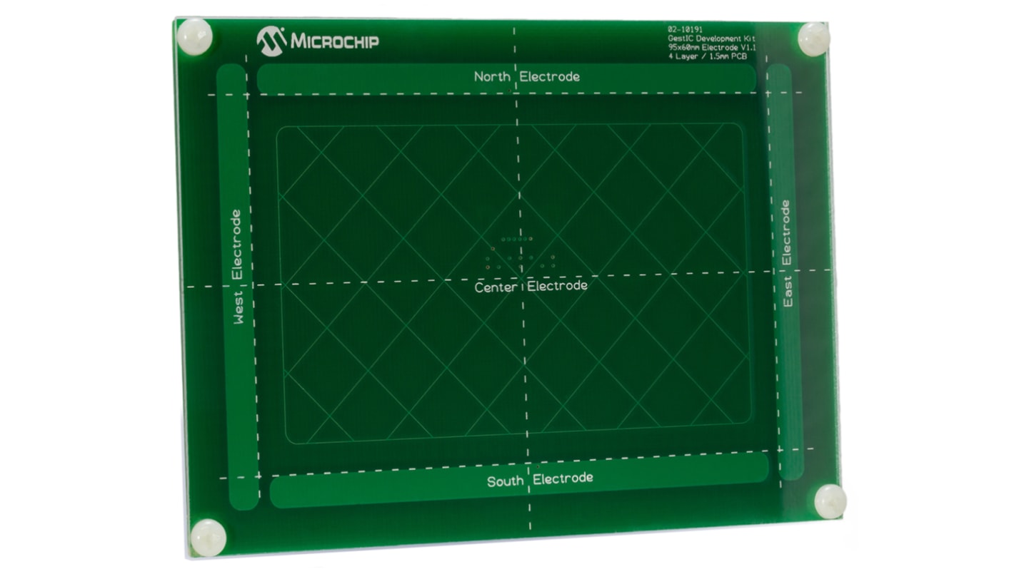 Kit di sviluppo Woodstar GestIC Microchip con Tracciamento dei gesti
