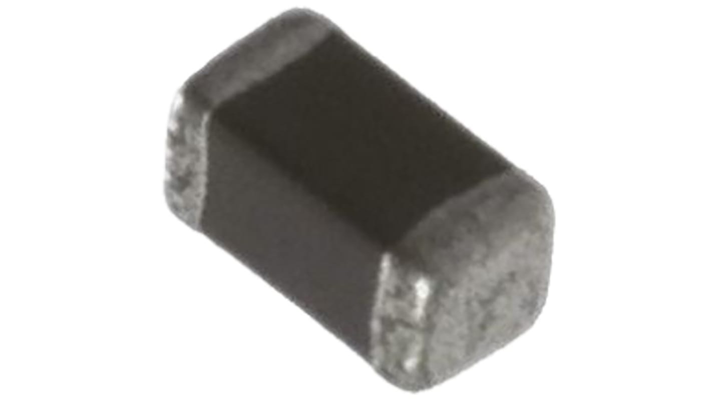 Murata, LQM18N, 0603 (1608M) Shielded Wire-wound SMD Inductor with a Ferrite Core, 1.5 μH ±10% Multilayer 25mA Idc Q:35