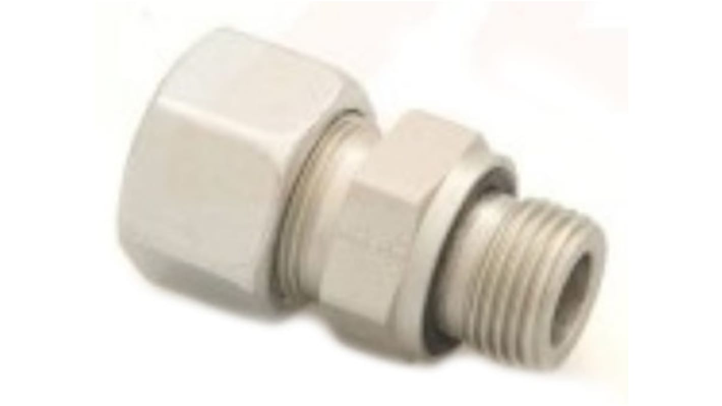 Acoplamiento roscado recto hidráulico, Parker, GE12LMEDCF, Connector B M16 x 1,5 macho