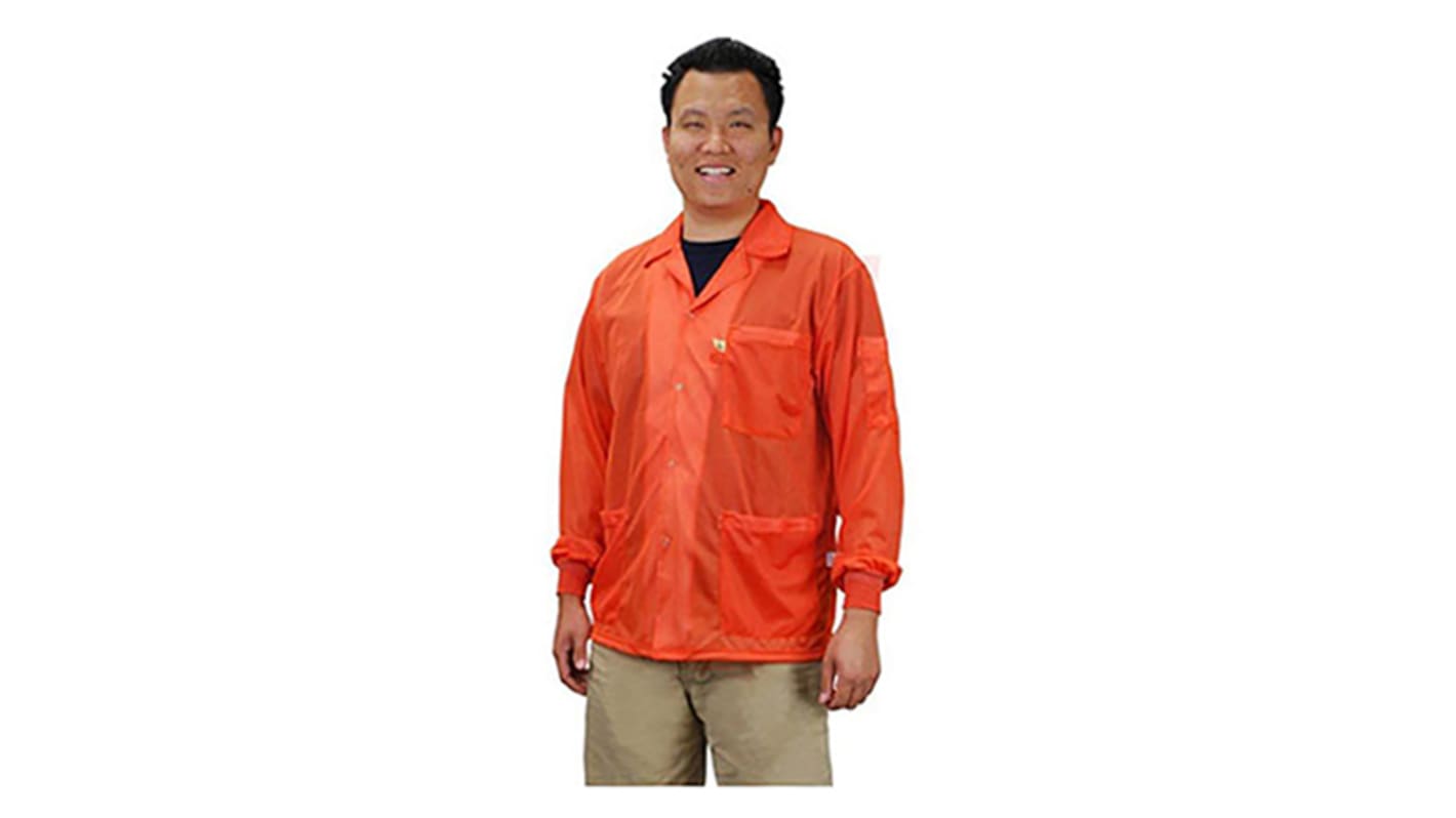 Jacket,Cuffs,Orange,X Large