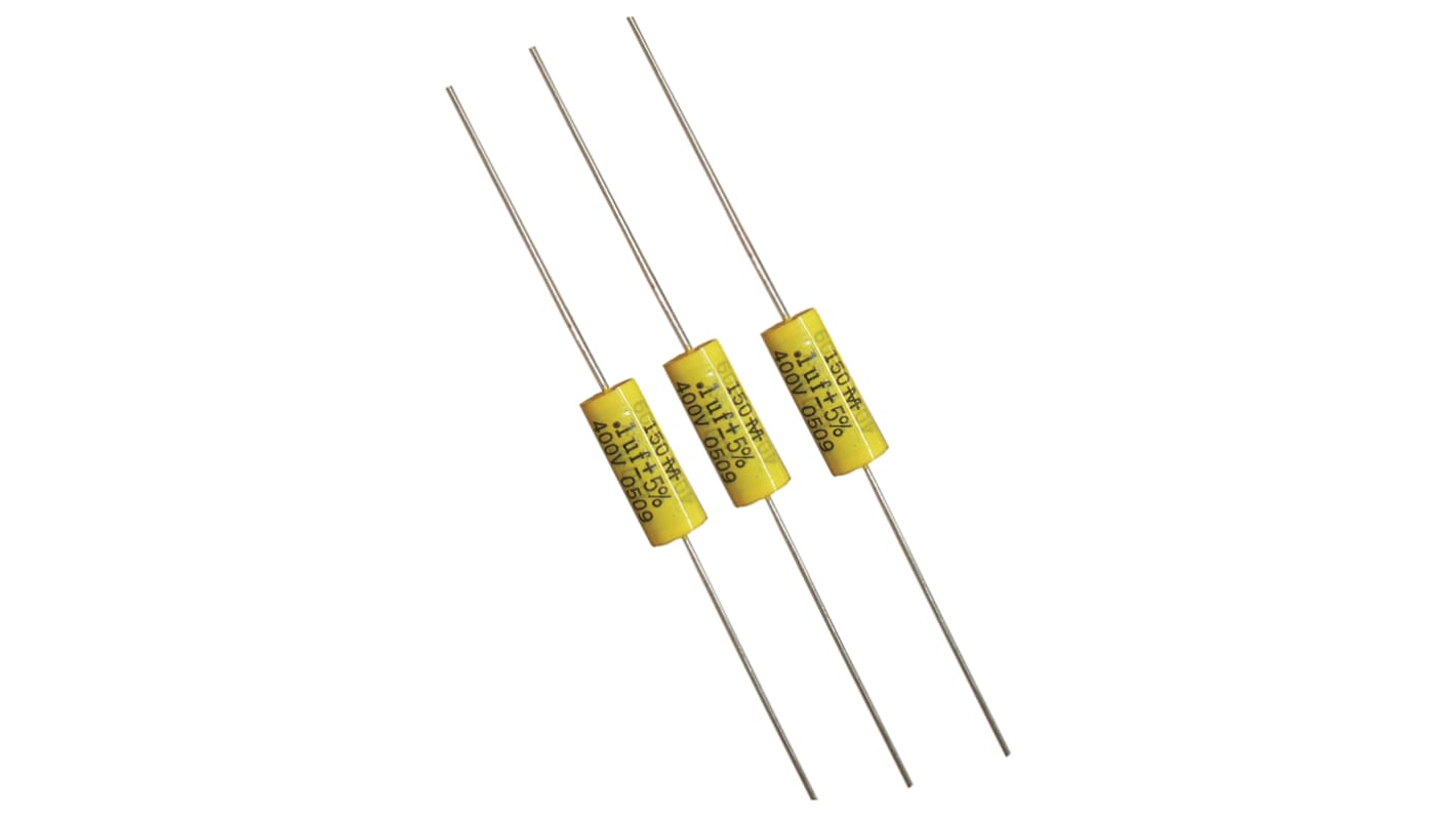 Cornell-Dubilier 150 Polyester Film Capacitor, 400V dc, ±10%, 100nF