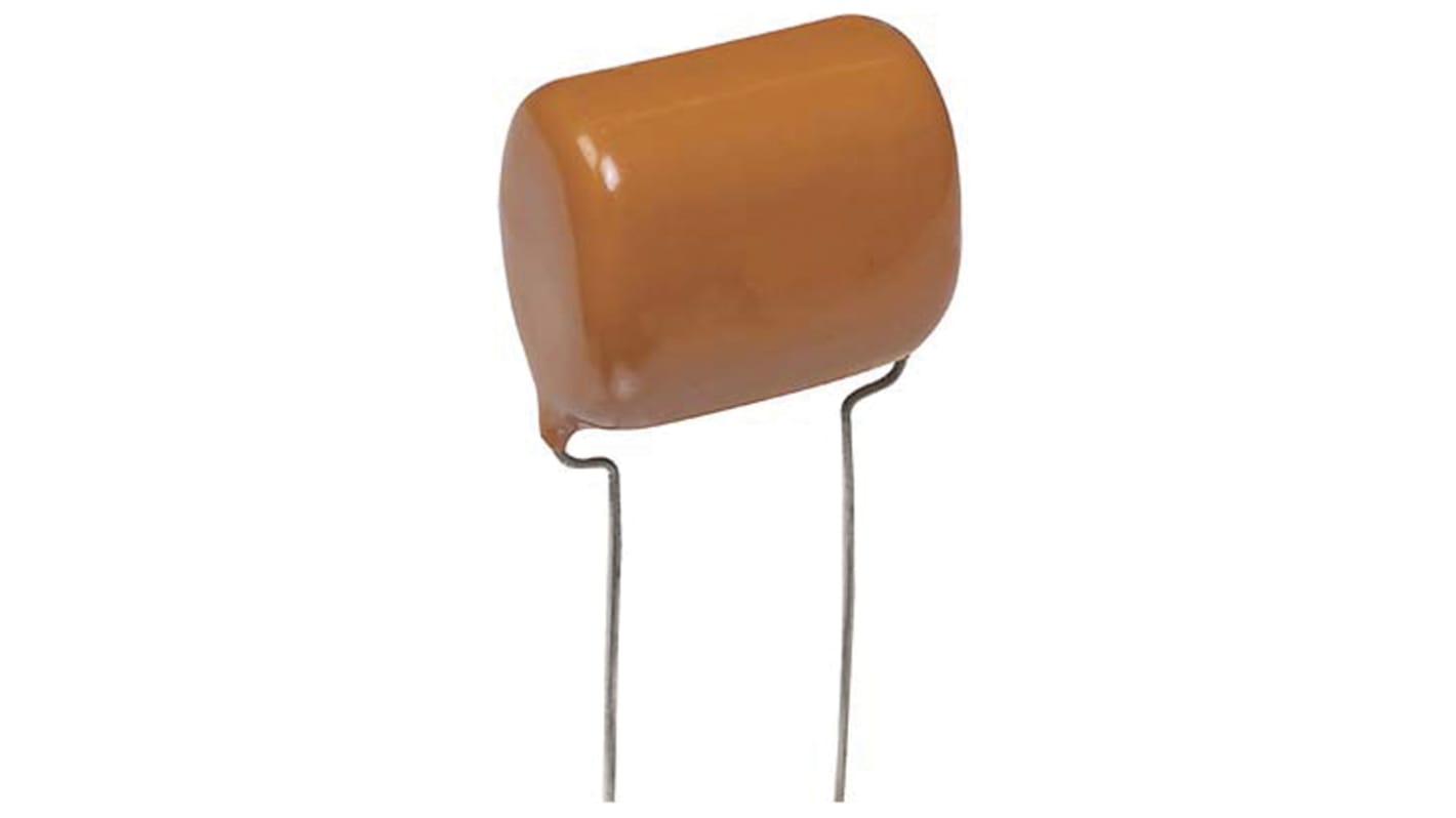 Cornell-Dubilier 225P Polyester Film Capacitor, 200 V ac, 400 V dc, ±10%, 100nF