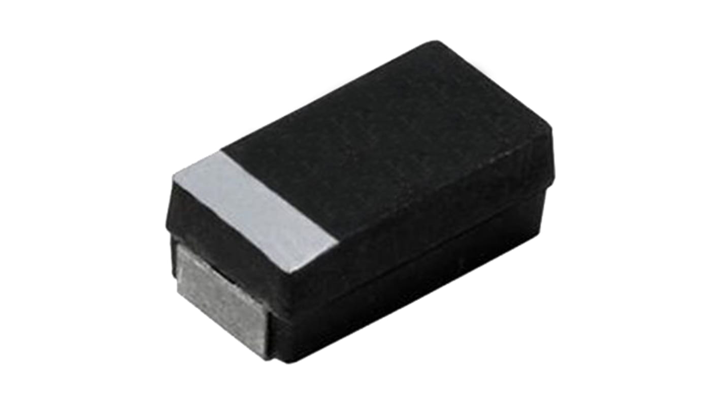 Vishay 4.7μF MnO2 Tantalum Capacitor 75V dc, 293D Series