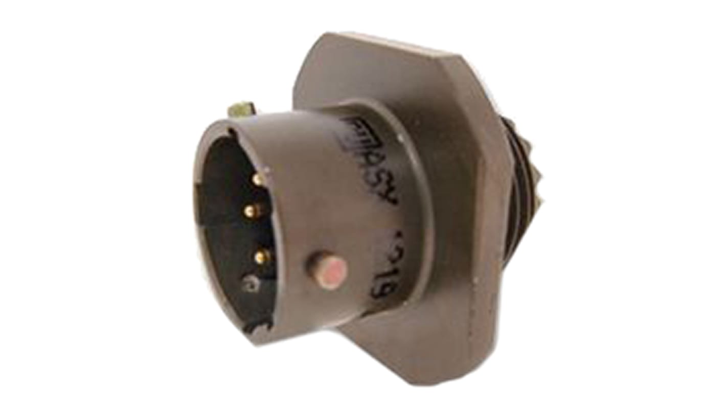 PT01A-8-4P(SR) | Amphenol, PT 4 Way Cable Mount MIL Spec Circular ...