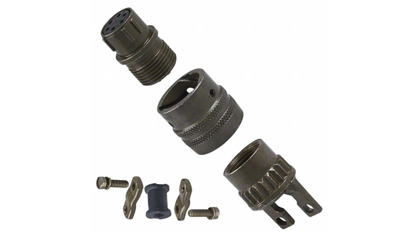 Amphenol, PT 6 Way Cable Mount MIL Spec Circular Connector Plug, Socket Contacts,Shell Size 10, Bayonet, MIL-DTL-26482