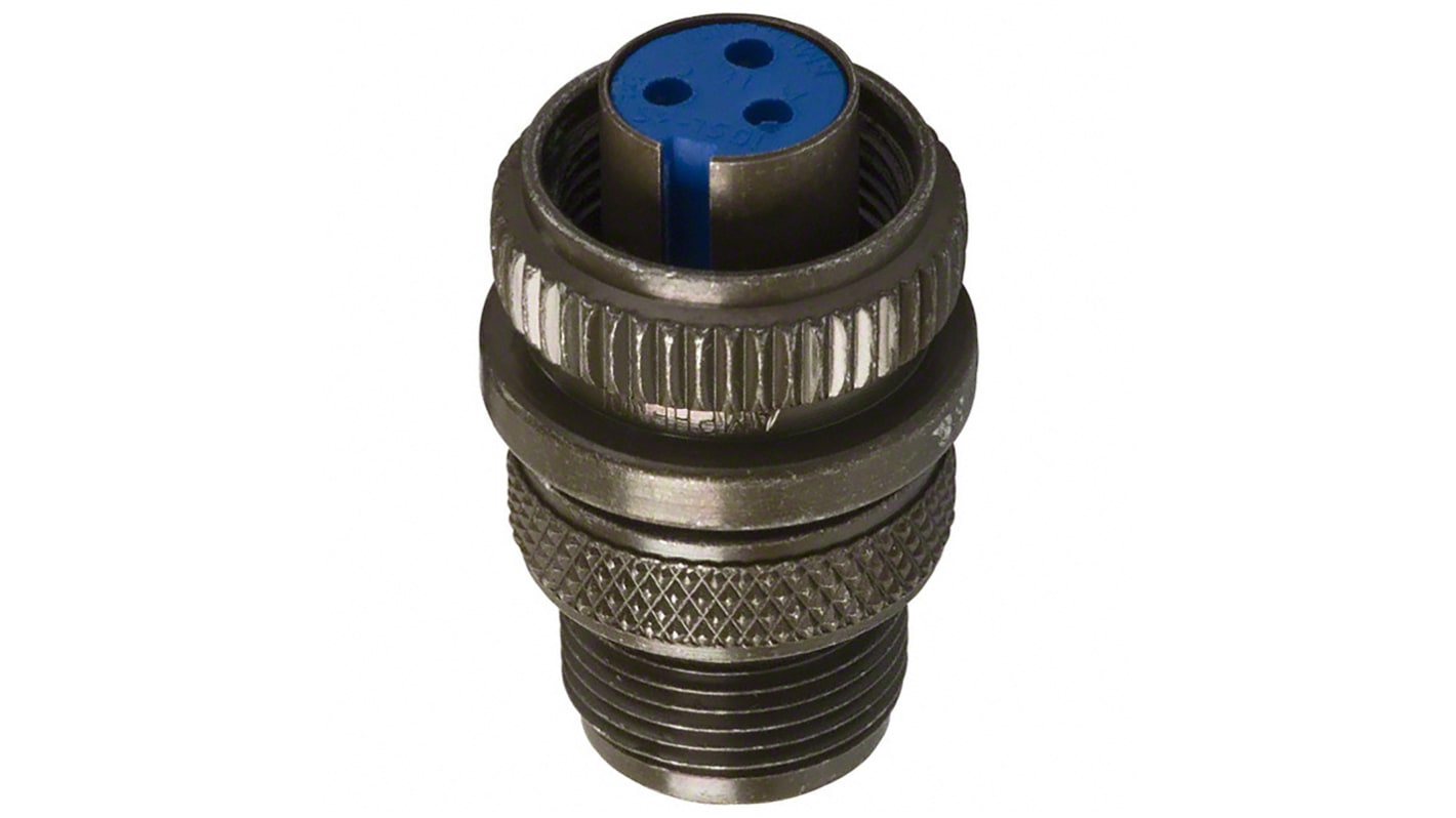Amphenol, PT 15 Way Cable Mount MIL Spec Circular Connector Plug, Socket Contacts,Shell Size 14, Bayonet, MIL-DTL-26482
